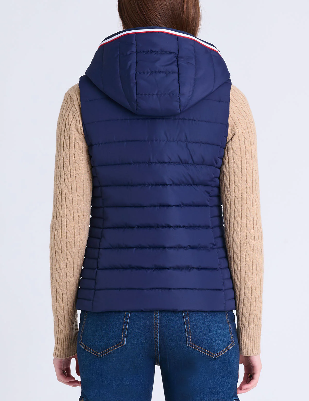 SIGNATURE STRIPE VEST WITH HOOD - Image 5
