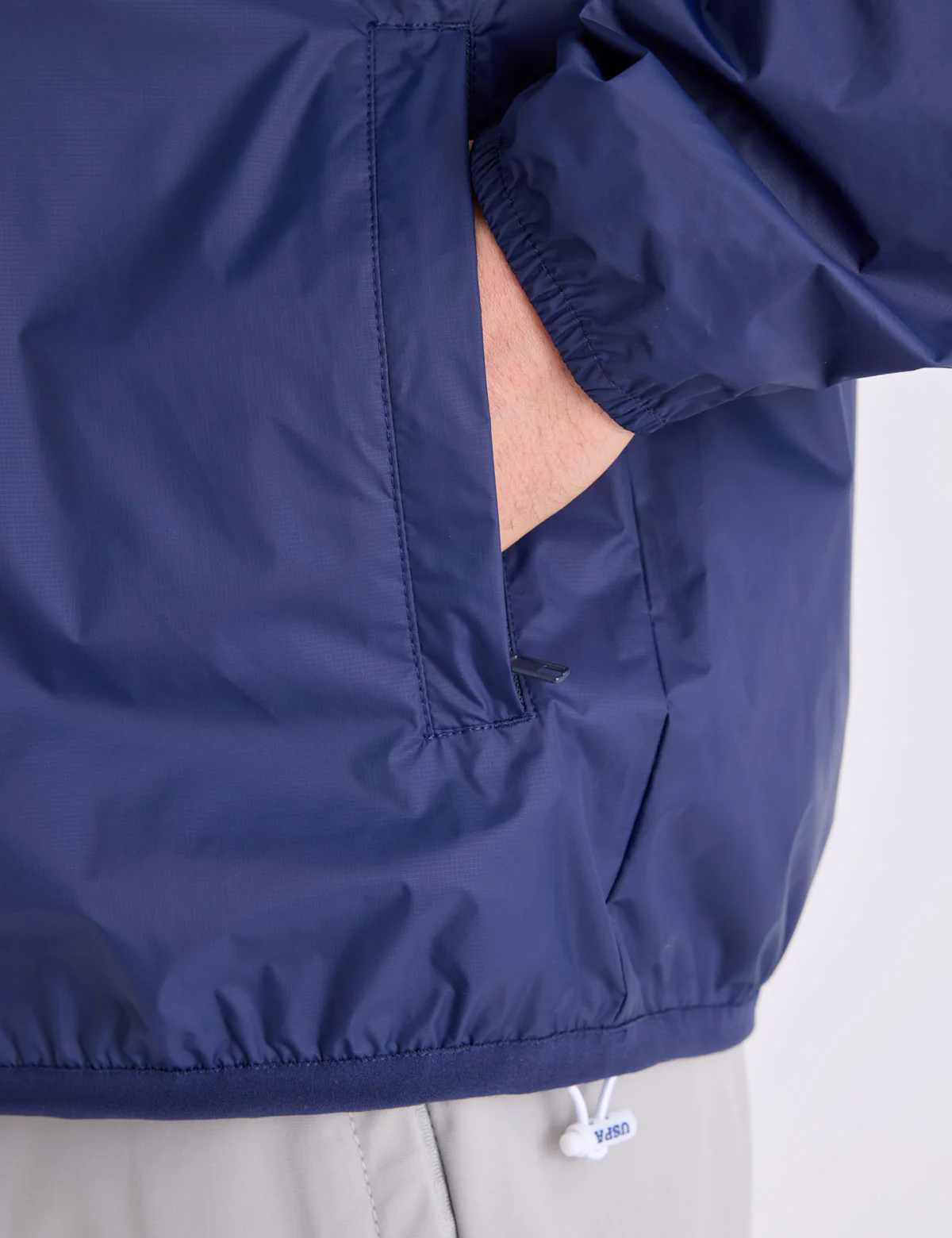 SIGNATURE STRIPE WINDBREAKER WITH HOOD - Image 4