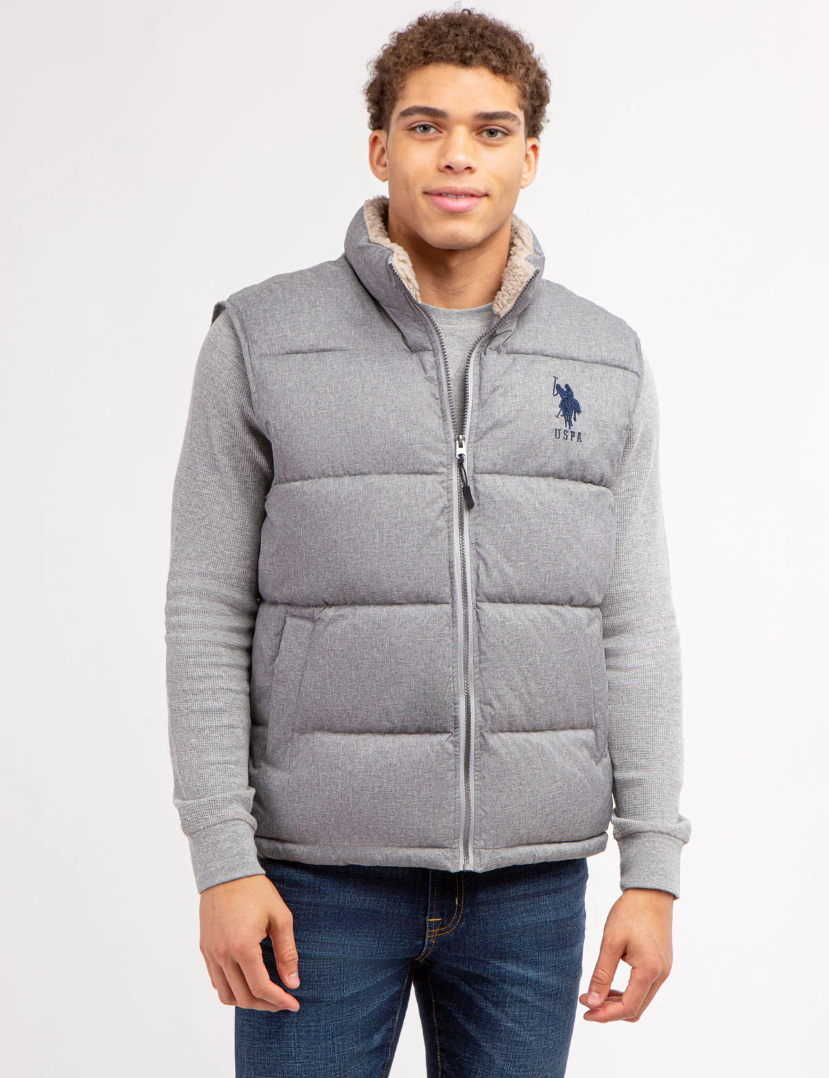 SIGNATURE VEST WITH SHERPA COLLAR - Image 5