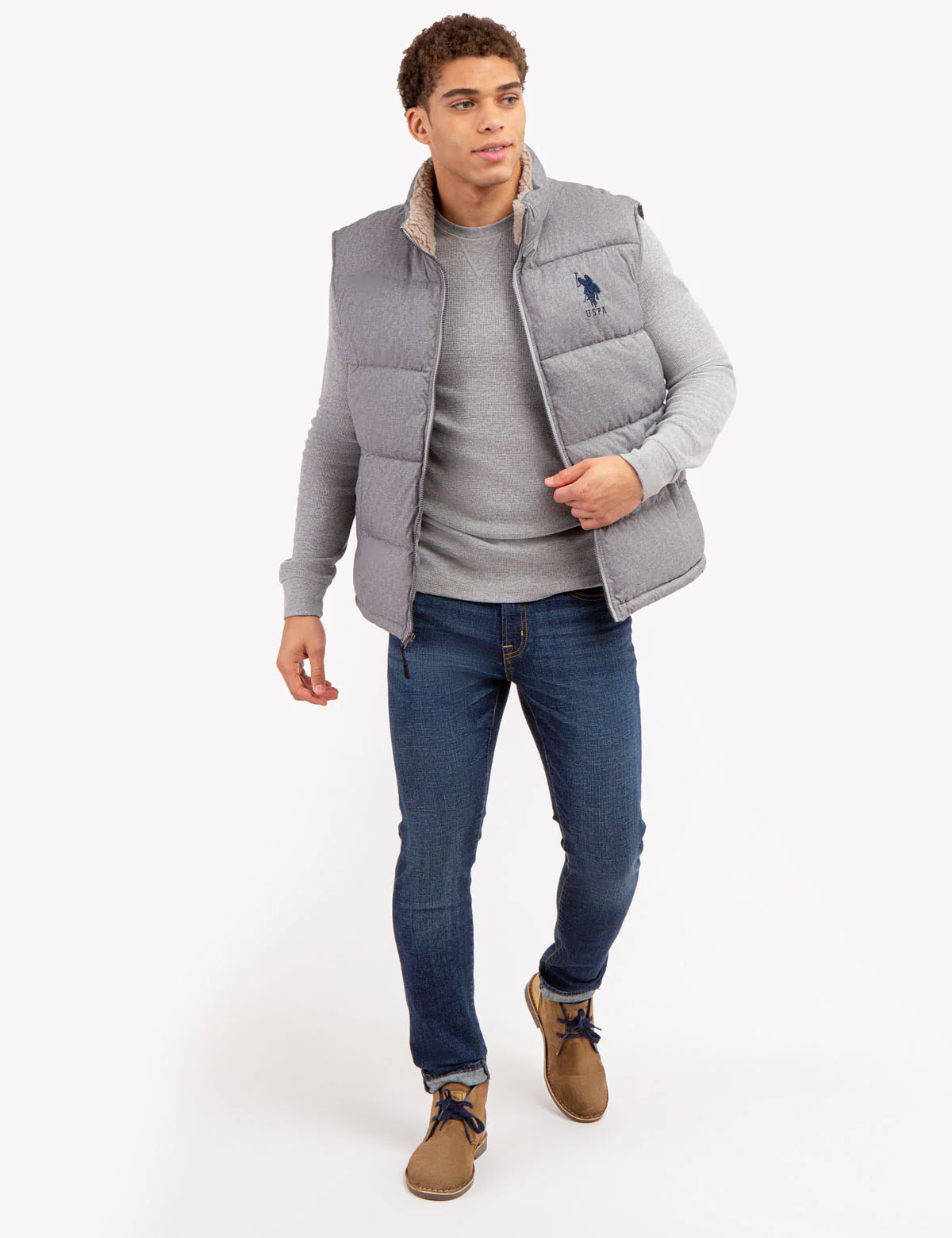 SIGNATURE VEST WITH SHERPA COLLAR - Image 6