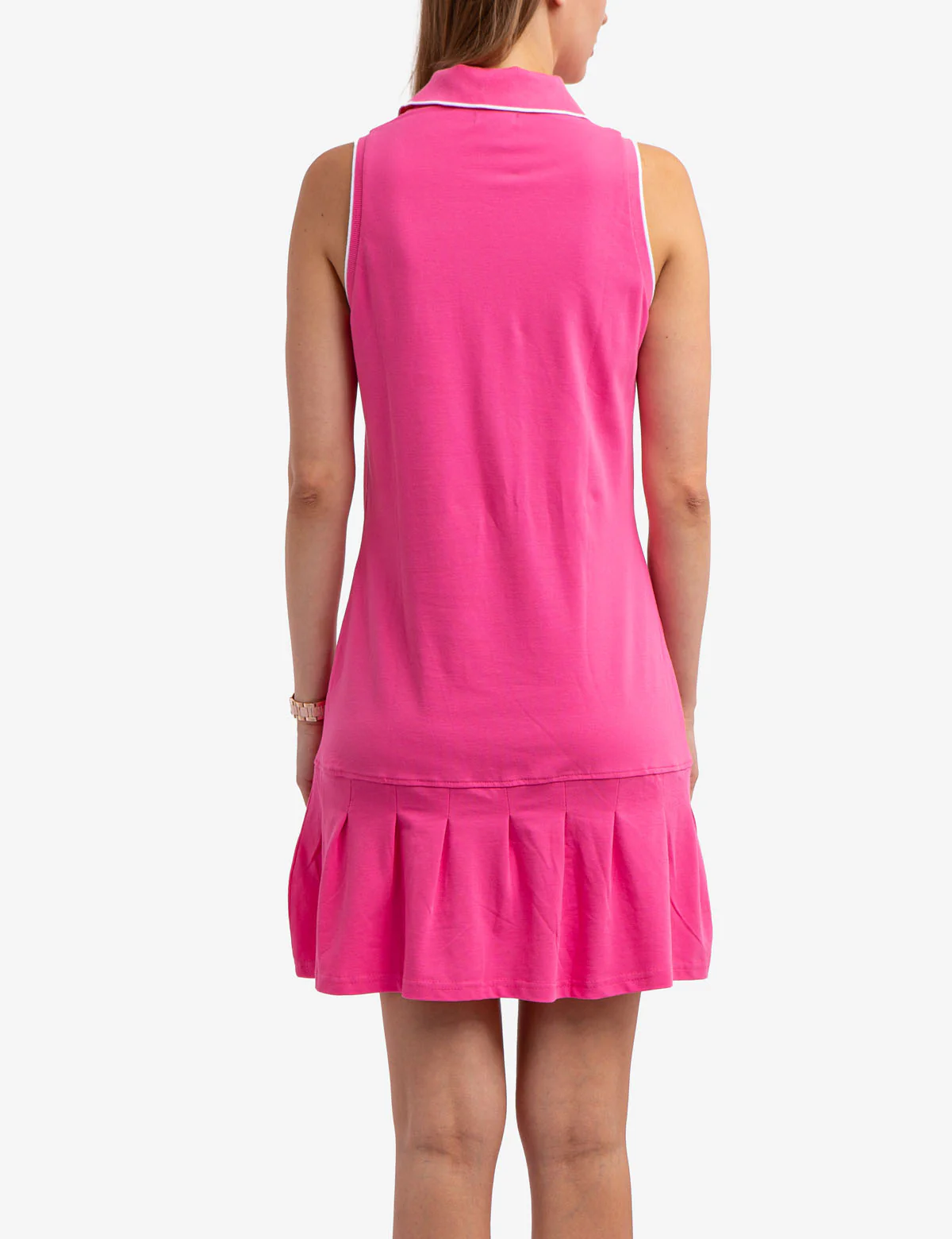 SLEEVELESS SPLIT NECK TENNIS DRESS - Image 4