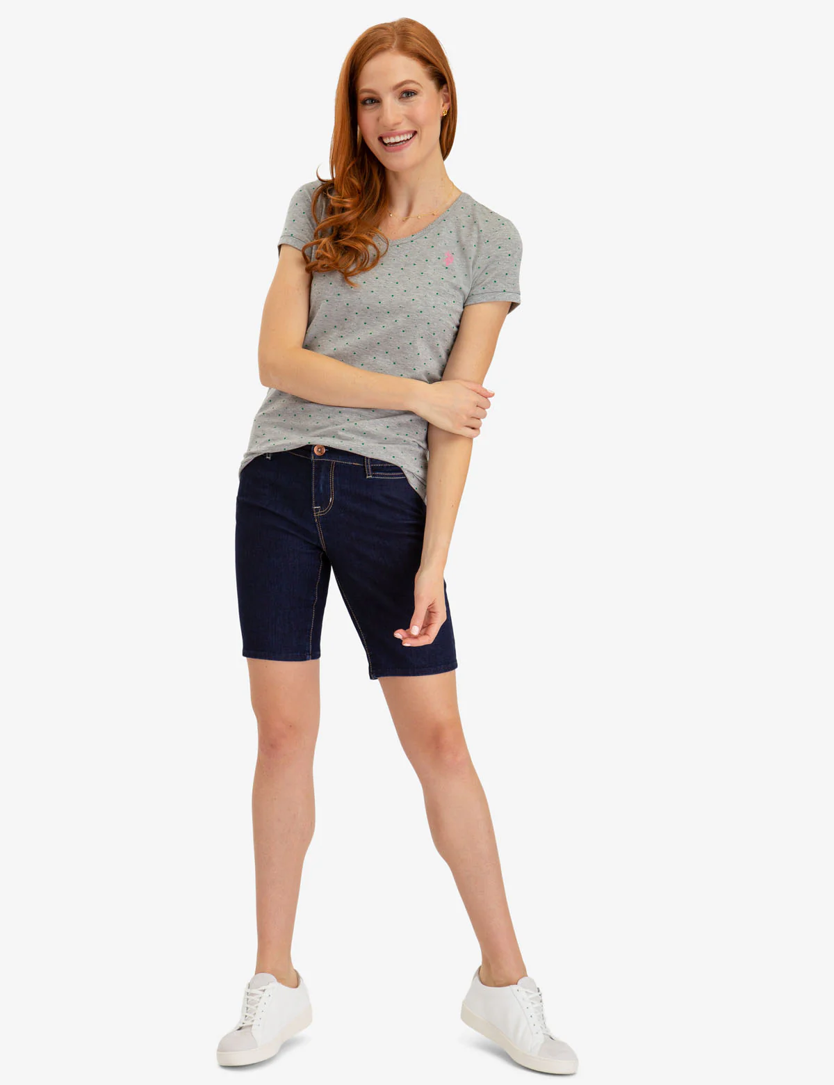 DENIM CHINO SHORTS - Image 2