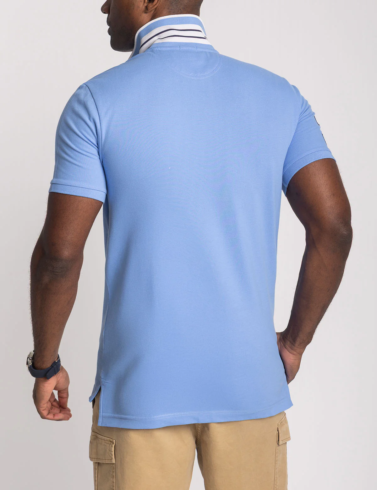 SLIM FIT BIG LOGO MULTI-TONAL POLO SHIRT - Image 19