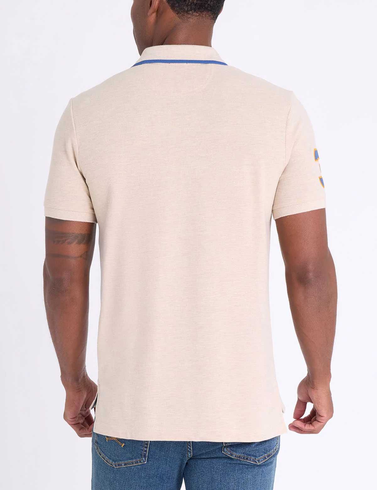 SLIM FIT BIG LOGO MULTI-TONAL POLO SHIRT - Image 10