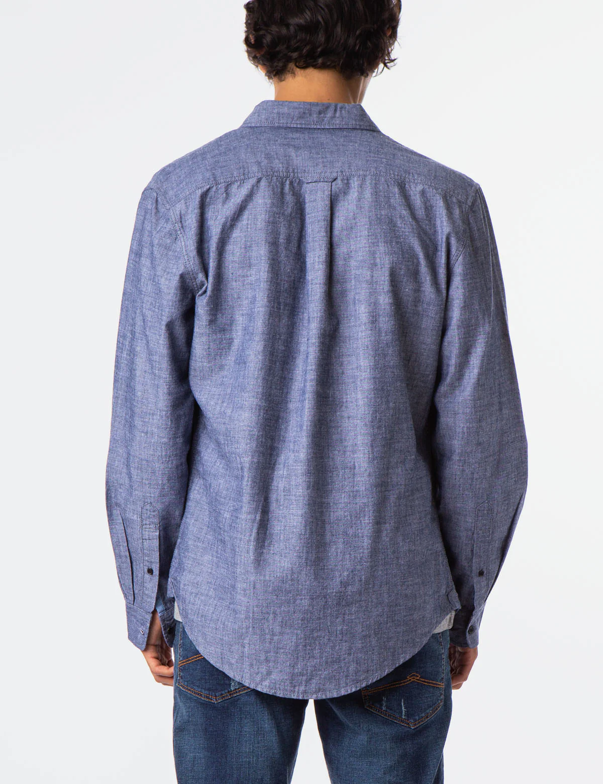 SLIM FIT CANVAS SHIRT - Image 3