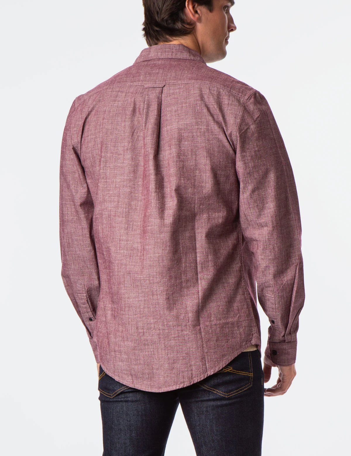 SLIM FIT CANVAS SHIRT - Image 8