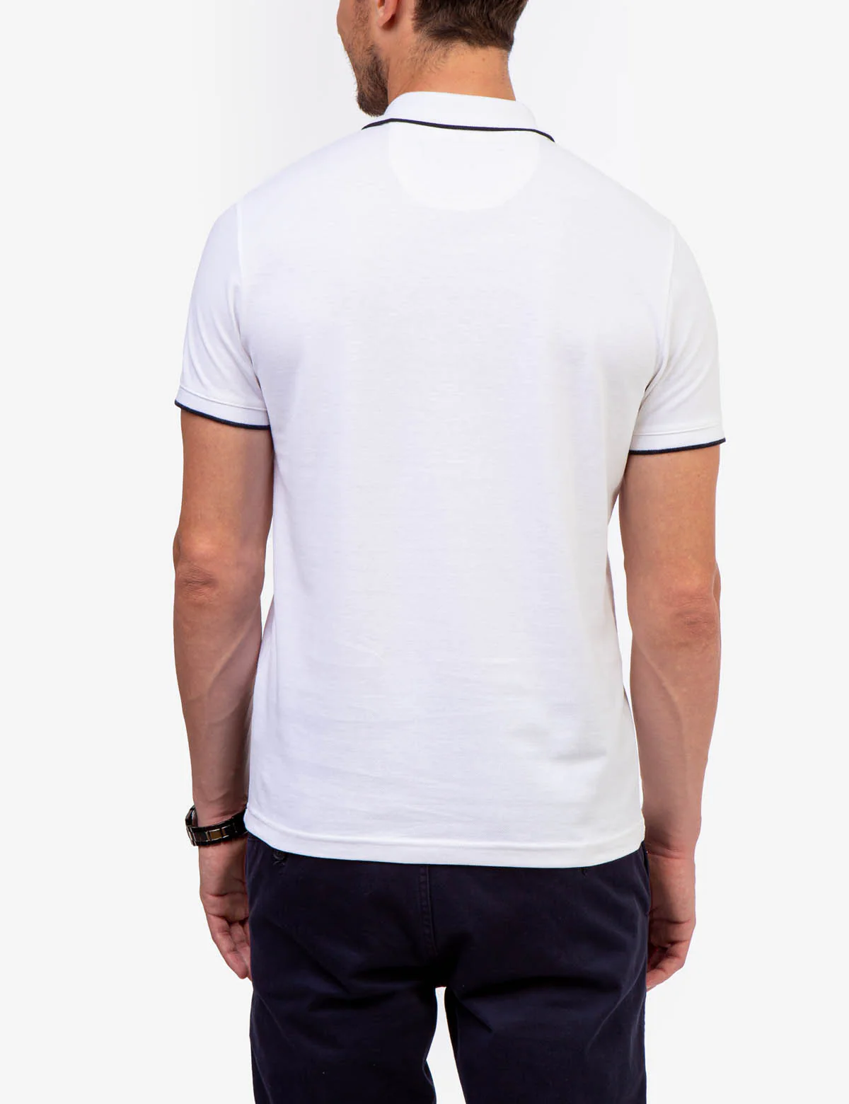 SLIM FIT COLORBLOCK PIQUE POLO SHIRT - Image 11