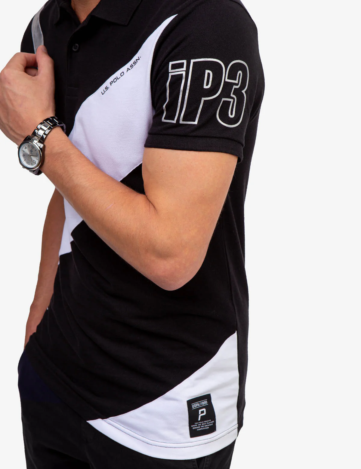 SLIM FIT COLORBLOCK PIQUE POLO SHIRT - Image 6