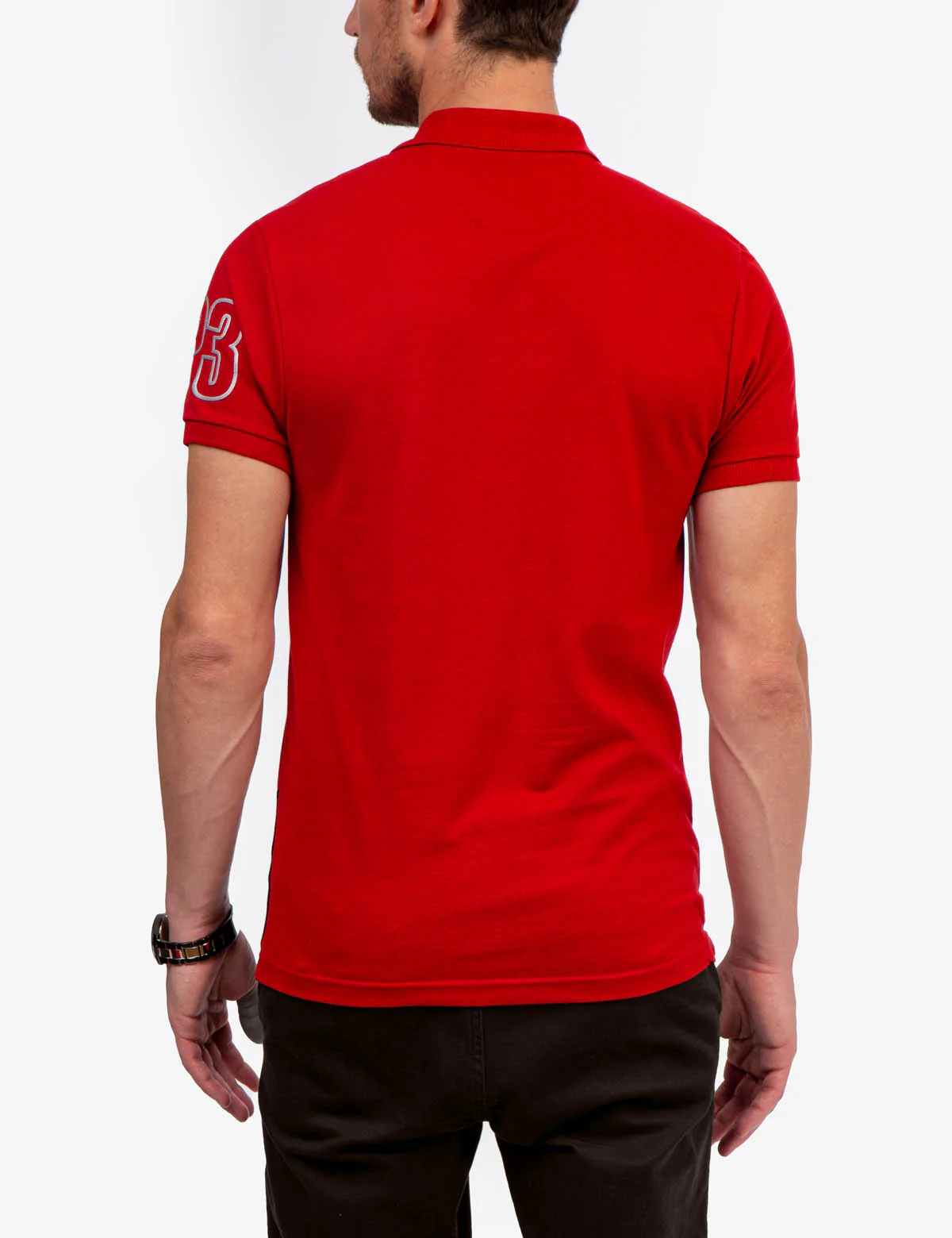 SLIM FIT COLORBLOCK PIQUE POLO SHIRT - Image 9