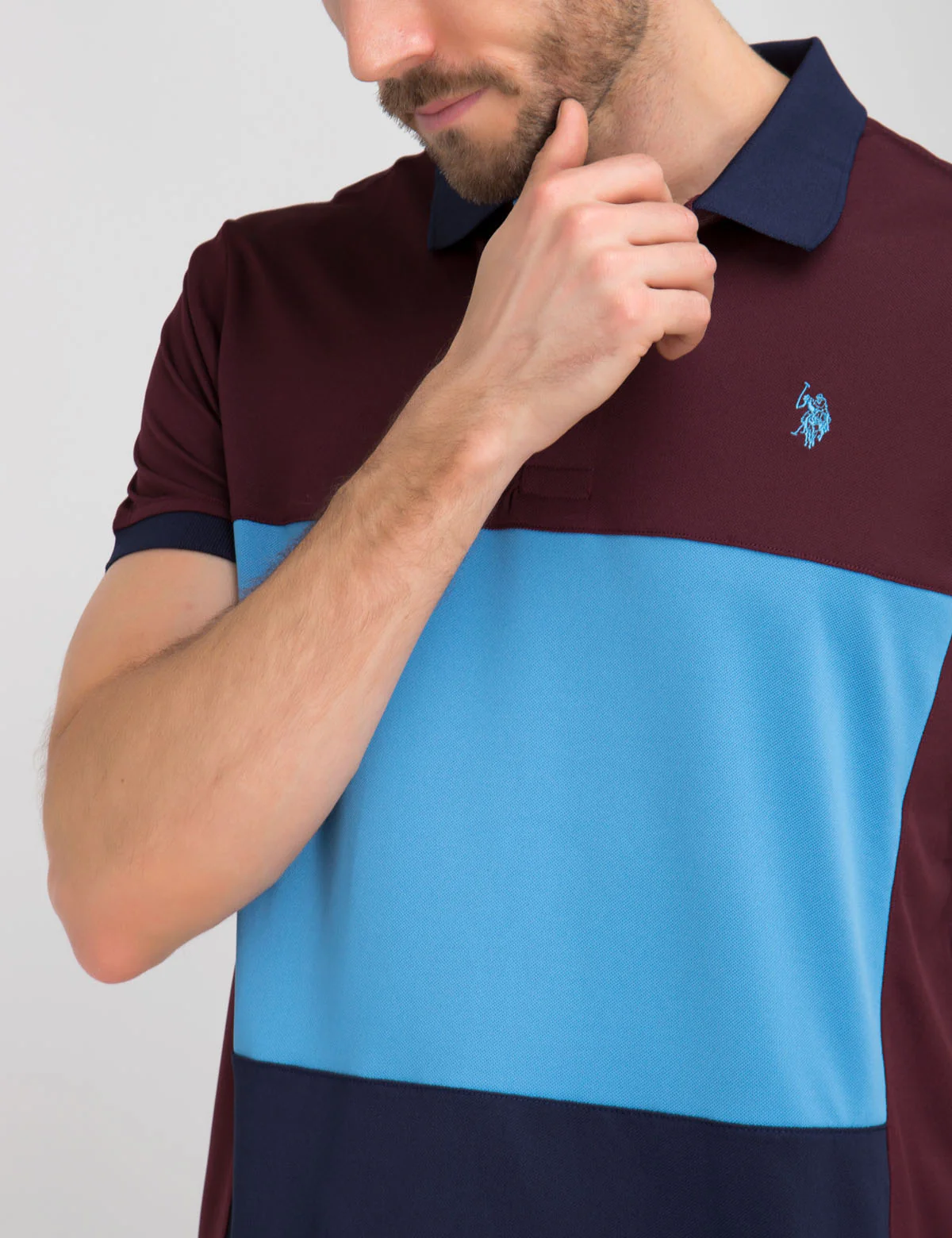 SLIM FIT COLORBLOCK POLO SHIRT - Image 12