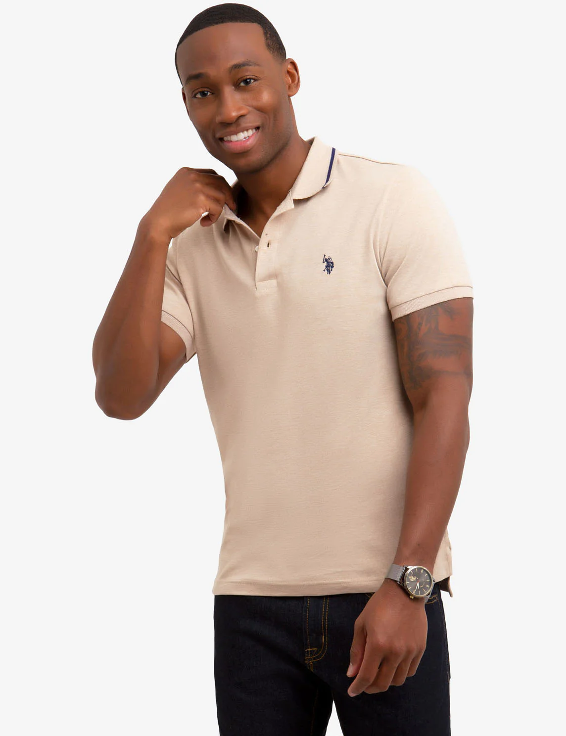 SLIM FIT INTERLOCK POLO SHIRT - Image 7