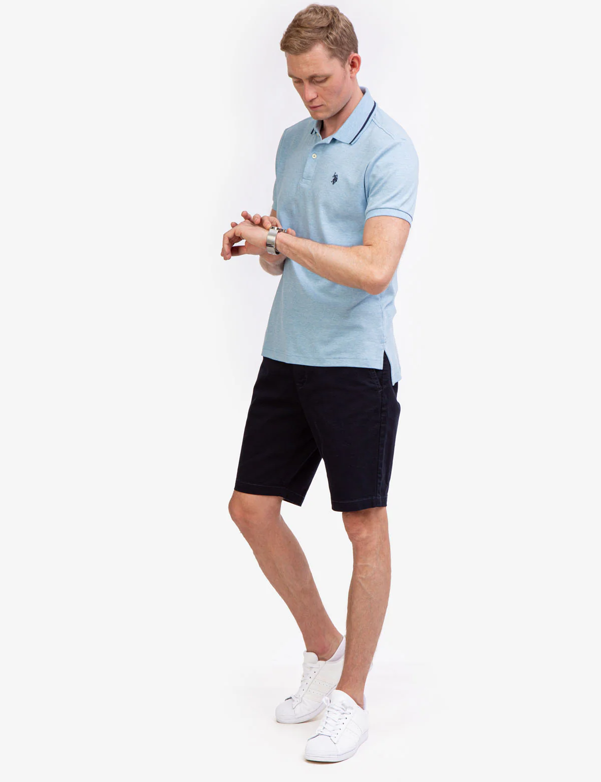 SLIM FIT INTERLOCK POLO SHIRT - Image 20