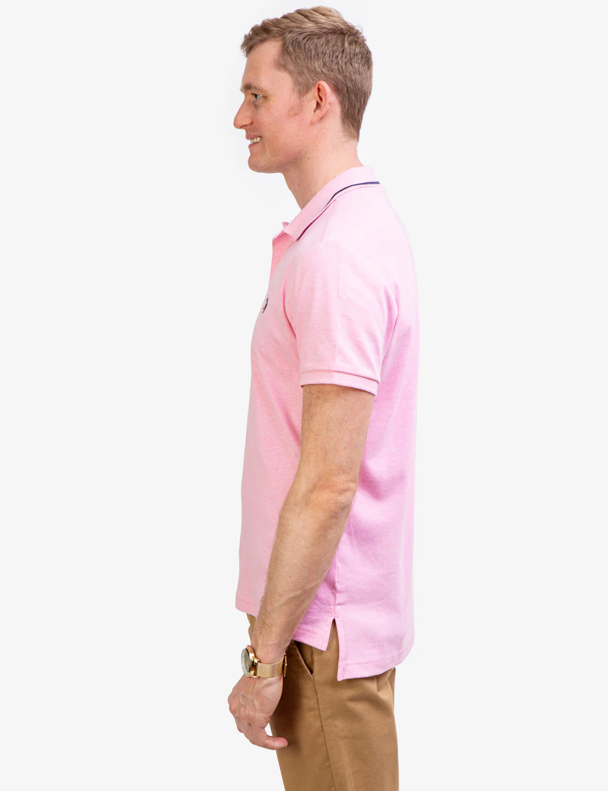 SLIM FIT INTERLOCK POLO SHIRT - Image 3