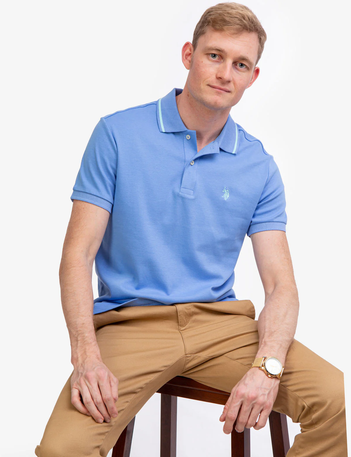 SLIM FIT INTERLOCK POLO SHIRT - Image 6