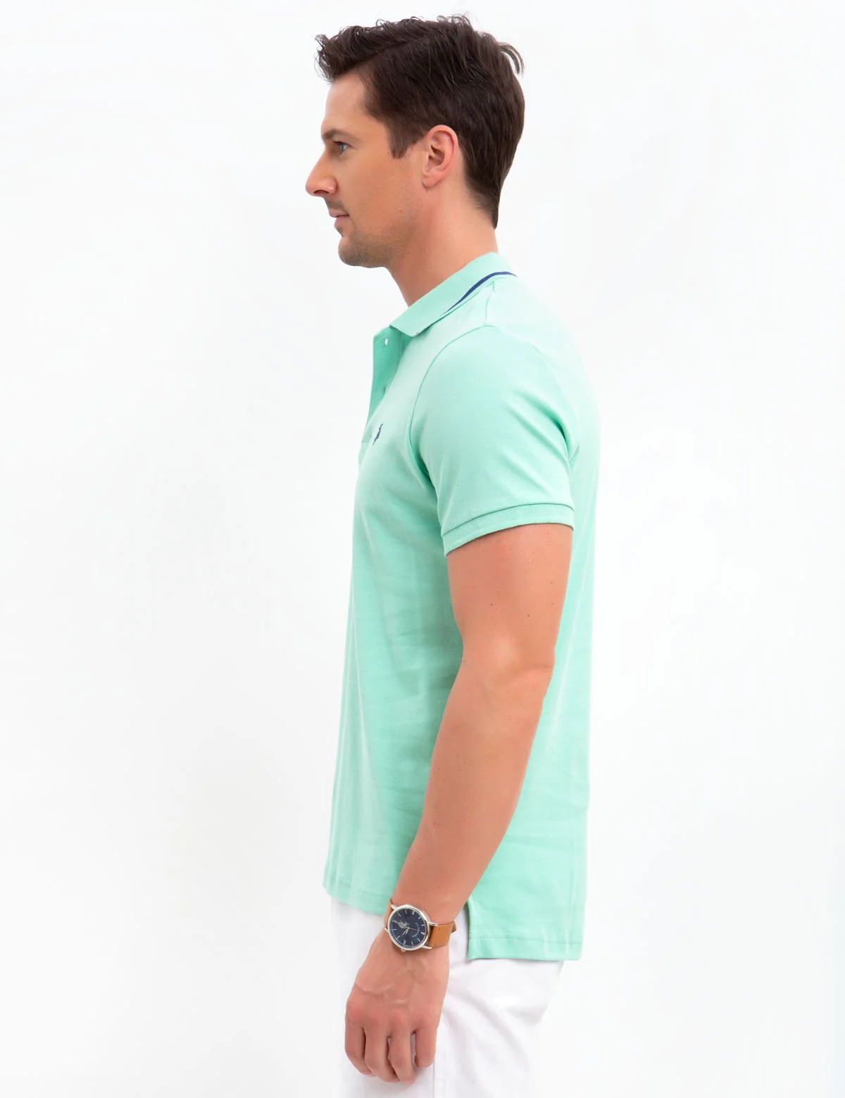 SLIM FIT INTERLOCK POLO SHIRT - Image 5