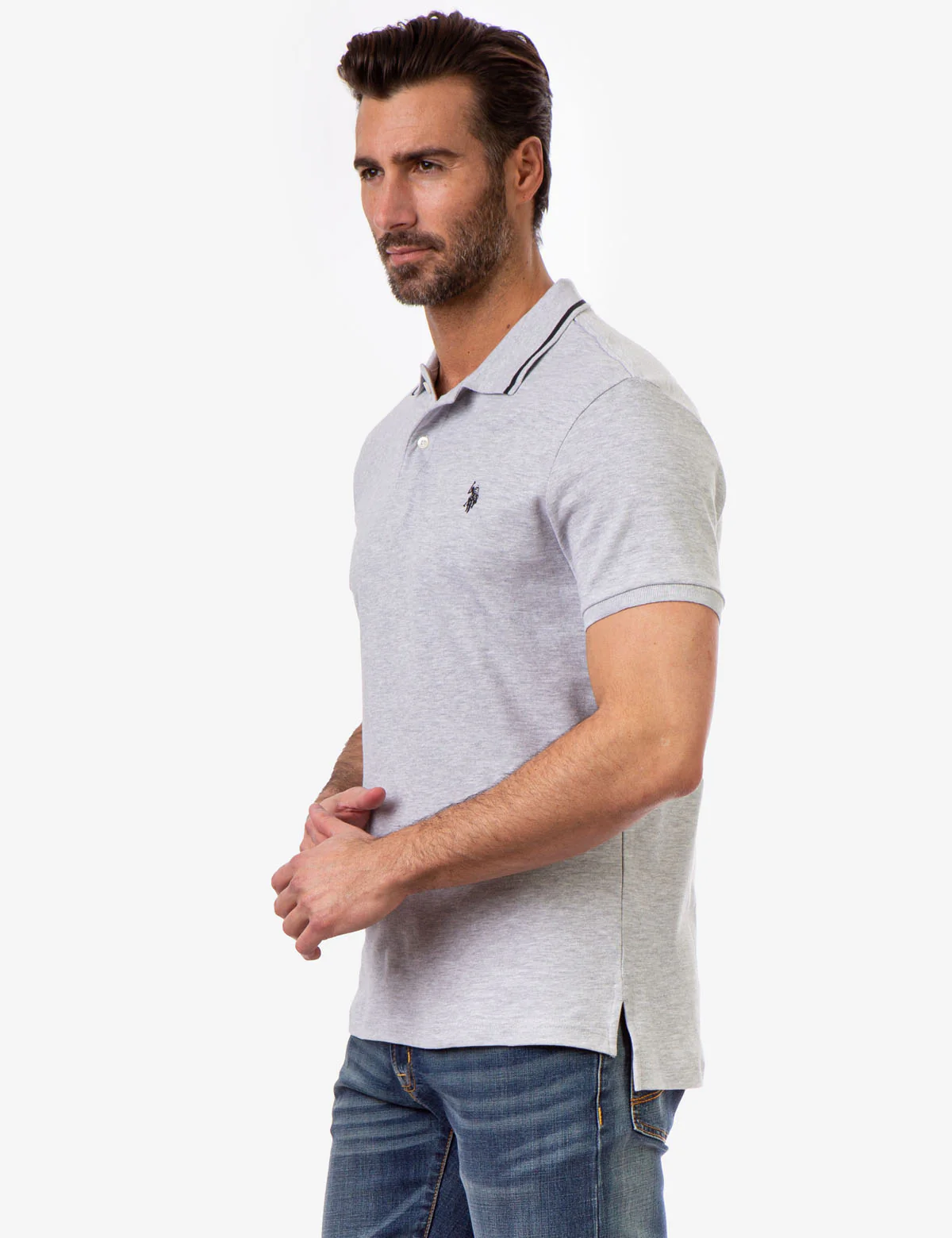 SLIM FIT INTERLOCK POLO SHIRT - Image 21