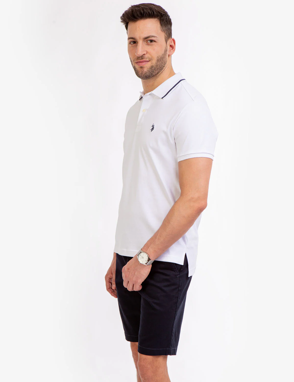 SLIM FIT INTERLOCK POLO SHIRT - Image 4