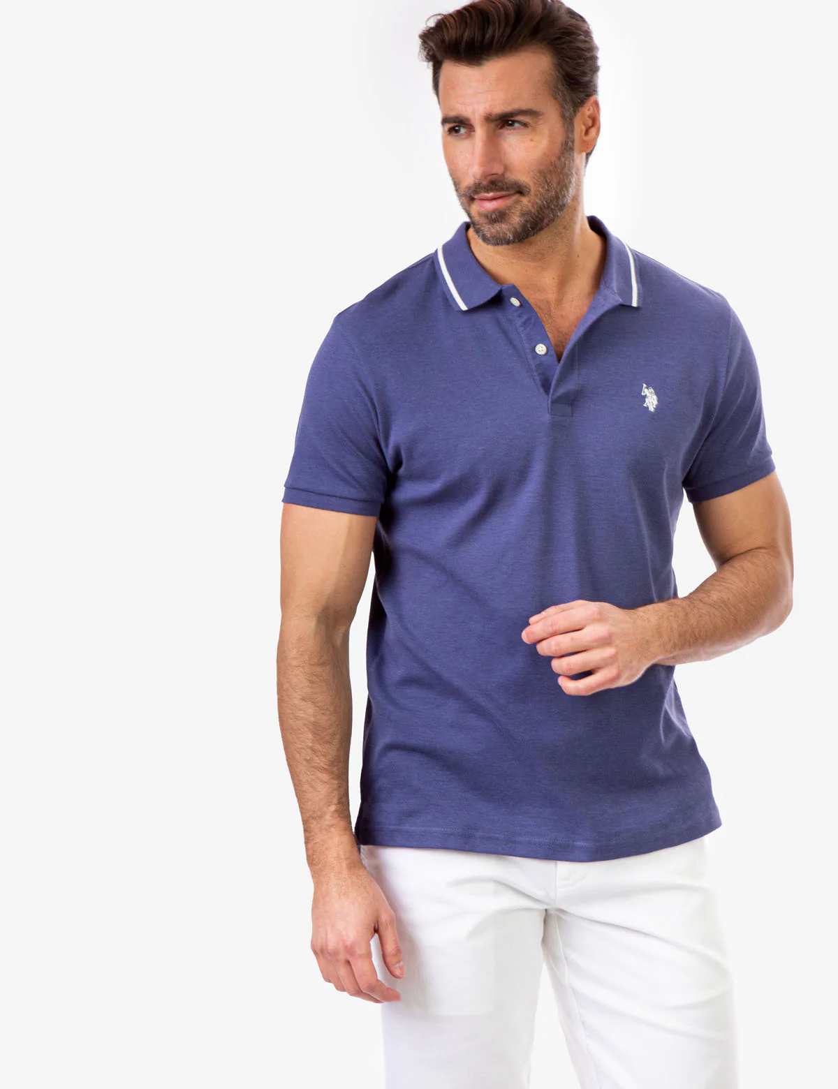 SLIM FIT INTERLOCK POLO SHIRT - Image 7