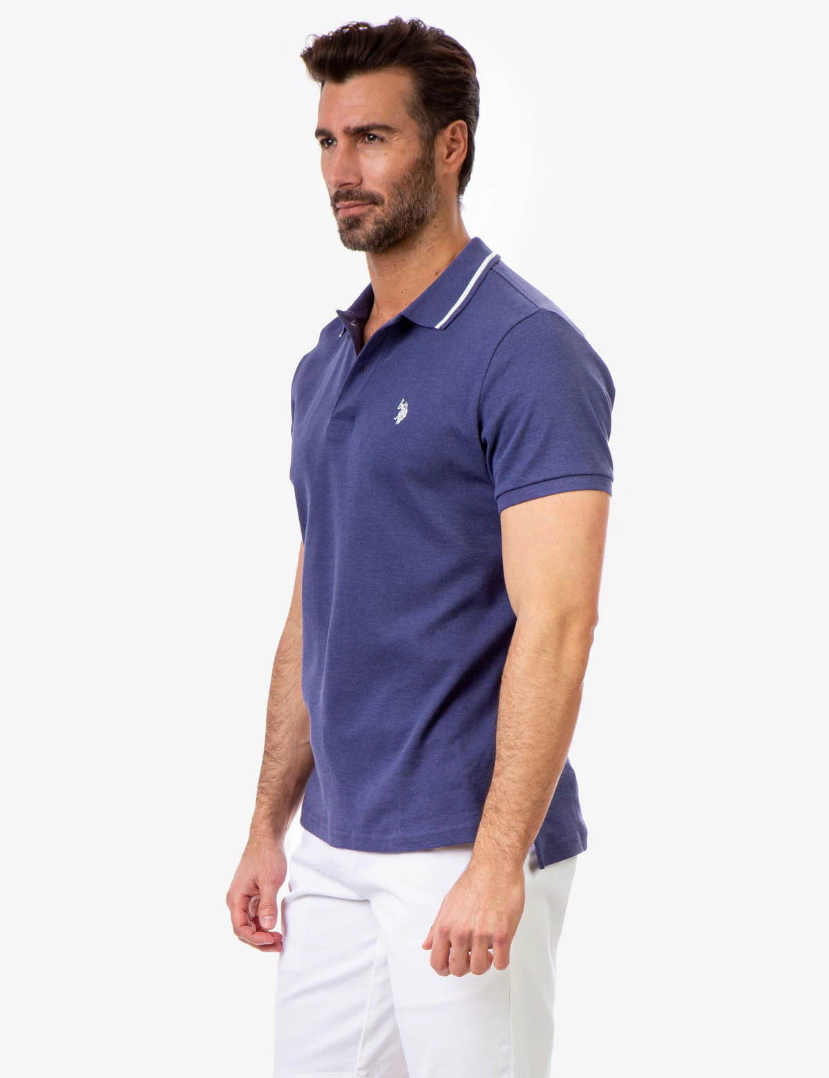 SLIM FIT INTERLOCK POLO SHIRT - Image 9