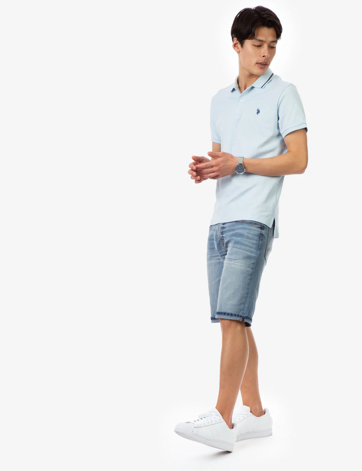 SLIM FIT INTERLOCK POLO SHIRT - Image 18
