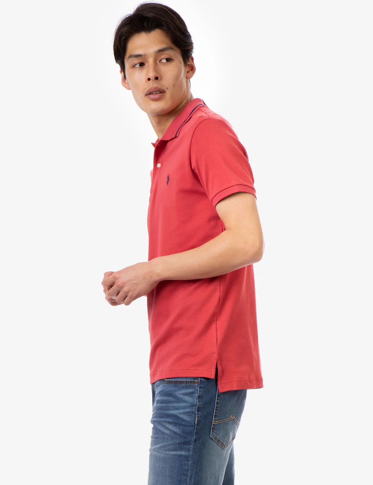 SLIM FIT INTERLOCK POLO SHIRT - Image 3