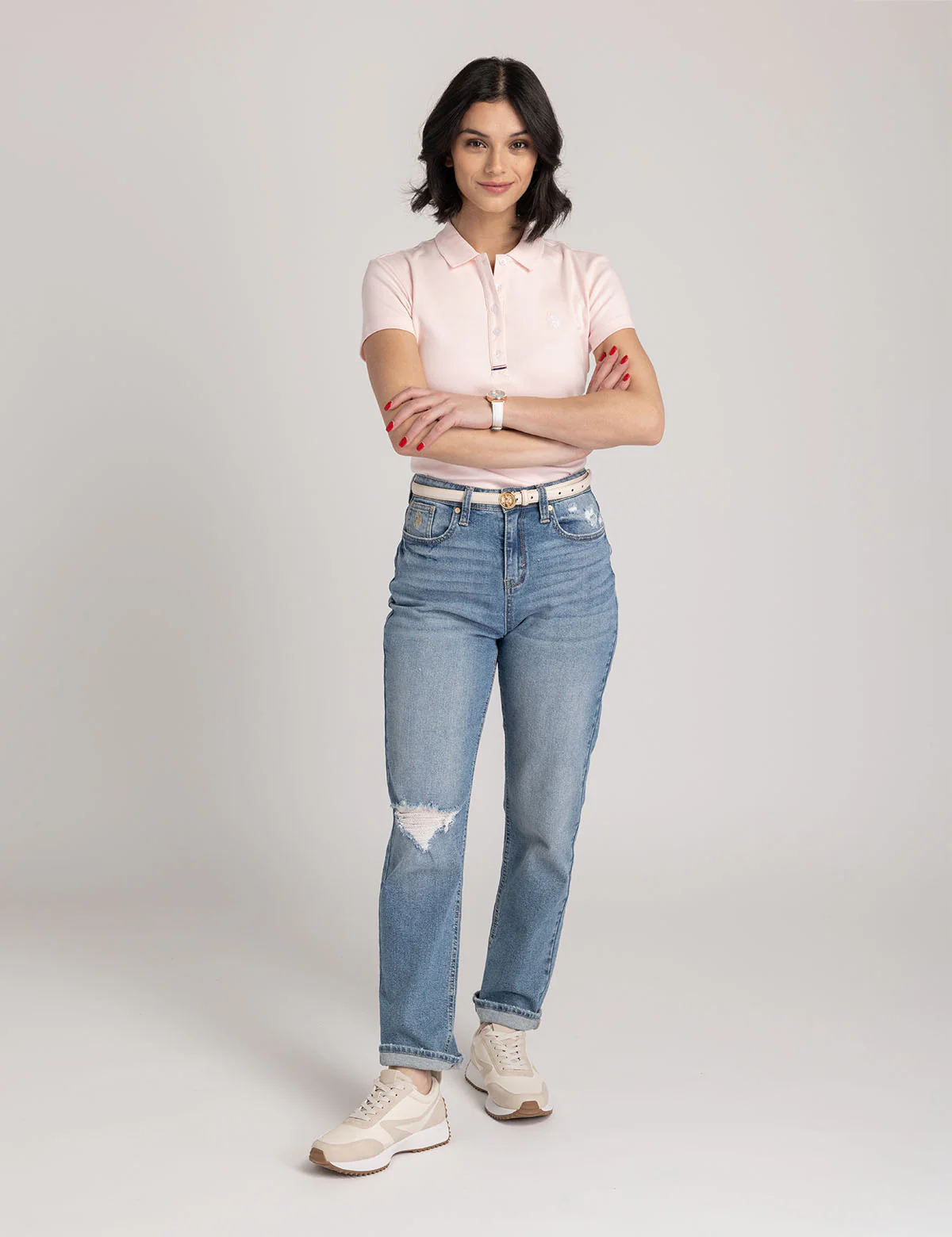 SLIM FIT INTERLOCK POLO SHIRT - Image 4