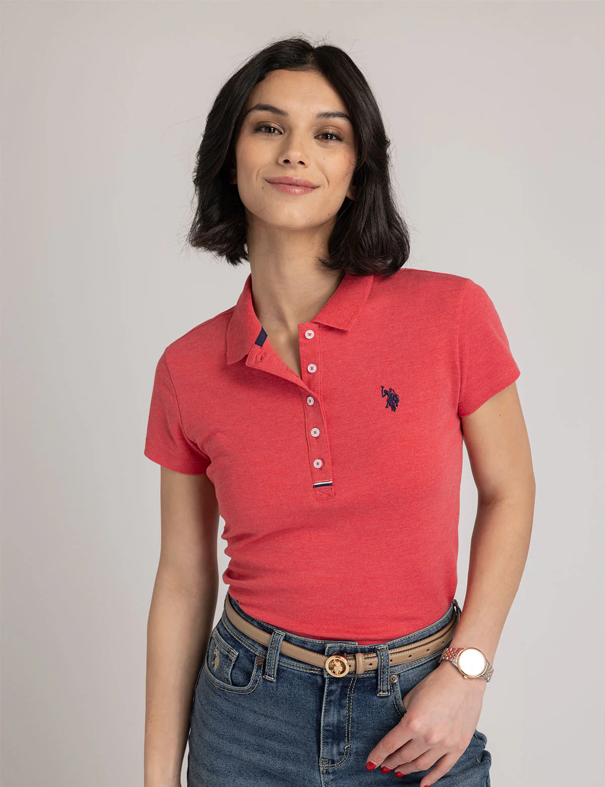 SLIM FIT INTERLOCK POLO SHIRT - Image 6