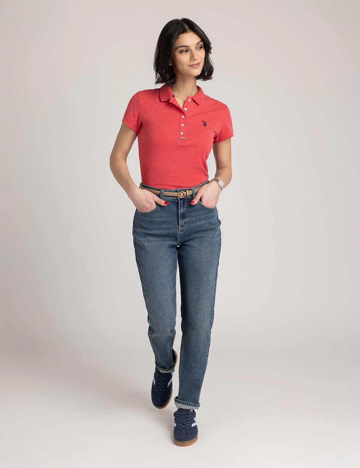 SLIM FIT INTERLOCK POLO SHIRT - Image 7