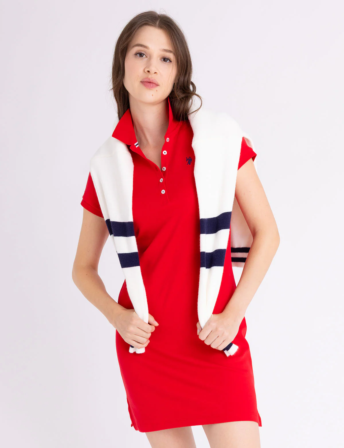 SLIM FIT POLO DRESS - Image 10