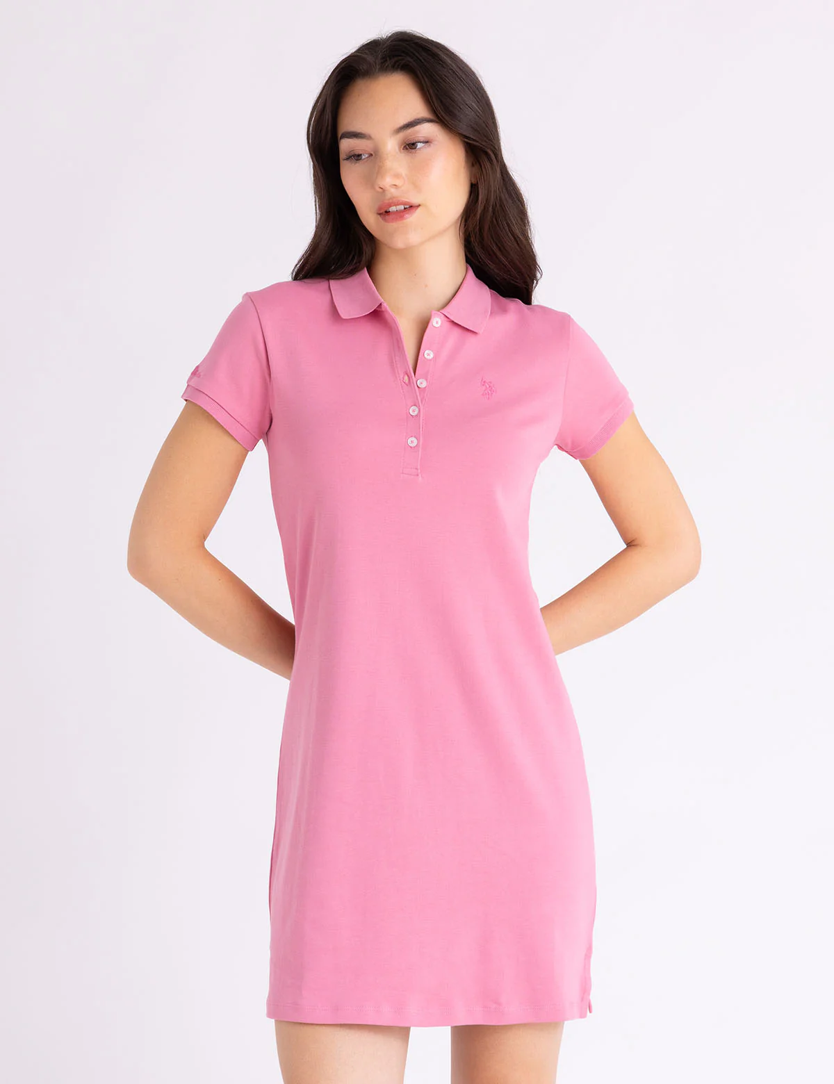SLIM FIT POLO DRESS - Image 3