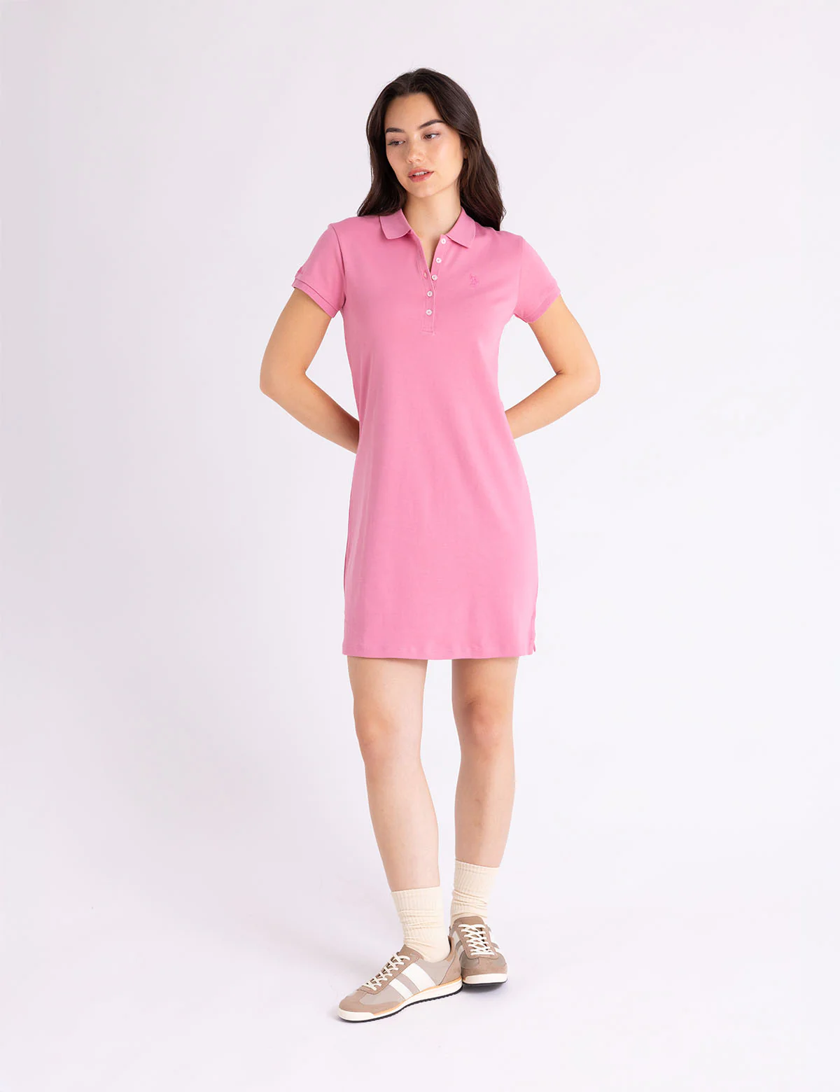 SLIM FIT POLO DRESS - Image 4
