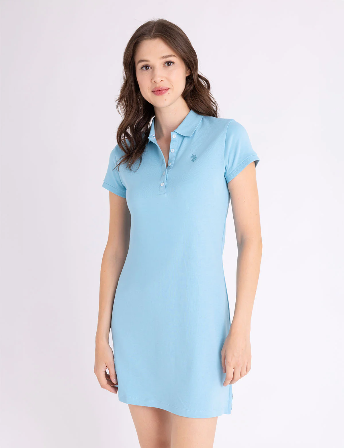 SLIM FIT POLO DRESS - Image 6