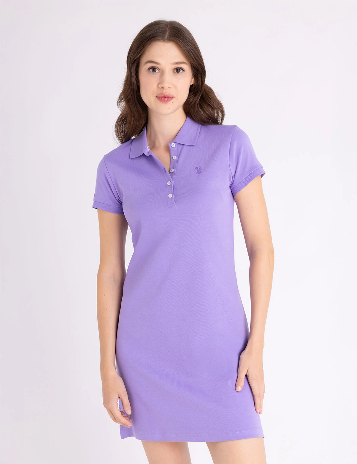 SLIM FIT POLO DRESS - Image 9