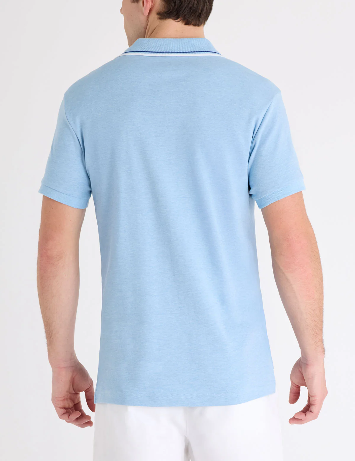 SLIM FIT TIPPED INTERLOCK POLO SHIRT - Image 13