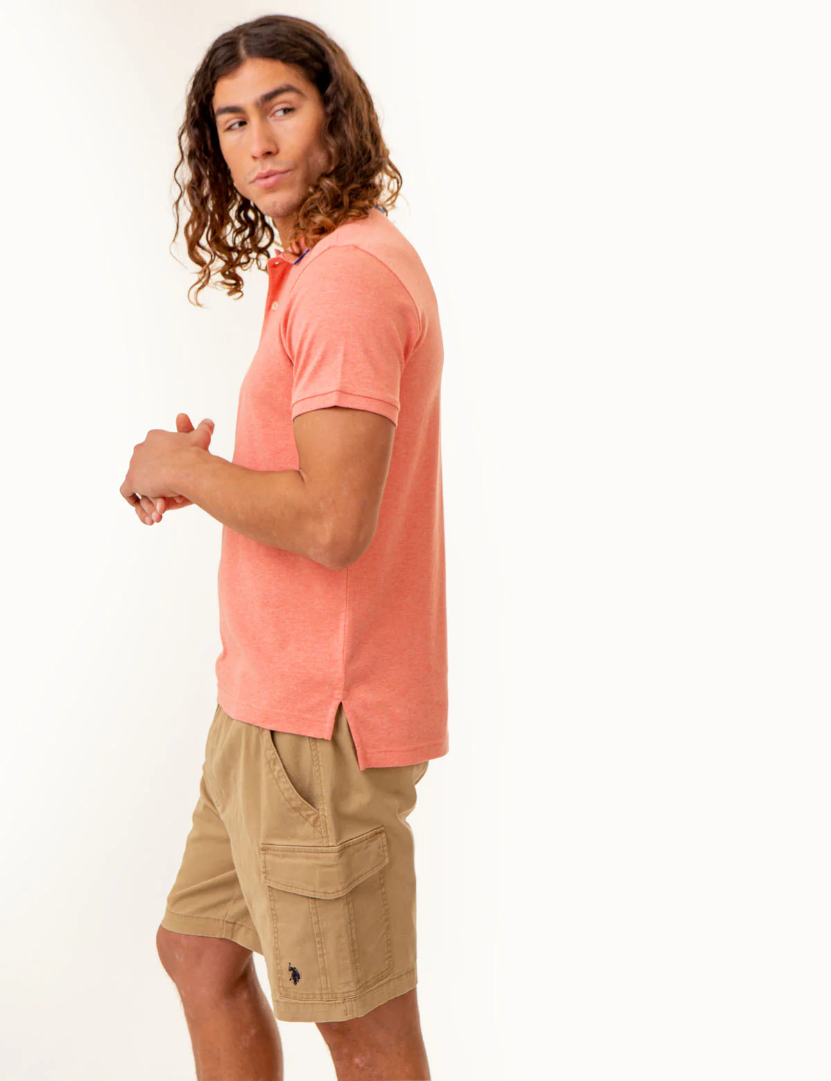 SLIM FIT TIPPED INTERLOCK POLO SHIRT - Image 19