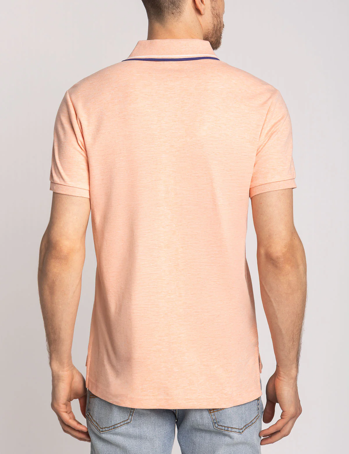 SLIM FIT TIPPED INTERLOCK POLO SHIRT - Image 29
