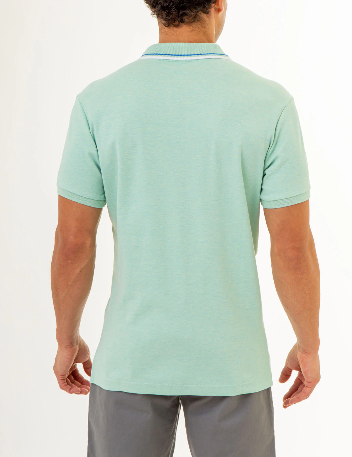 SLIM FIT TIPPED INTERLOCK POLO SHIRT - Image 32