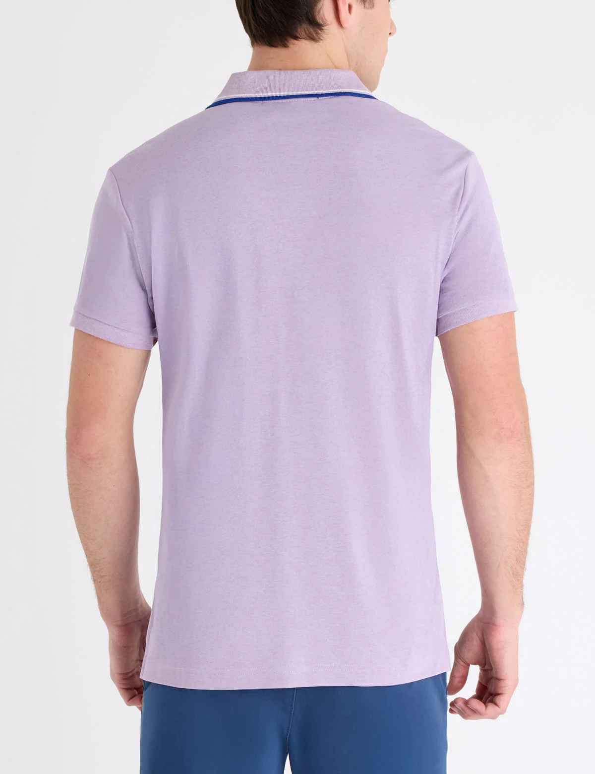 SLIM FIT TIPPED INTERLOCK POLO SHIRT - Image 5