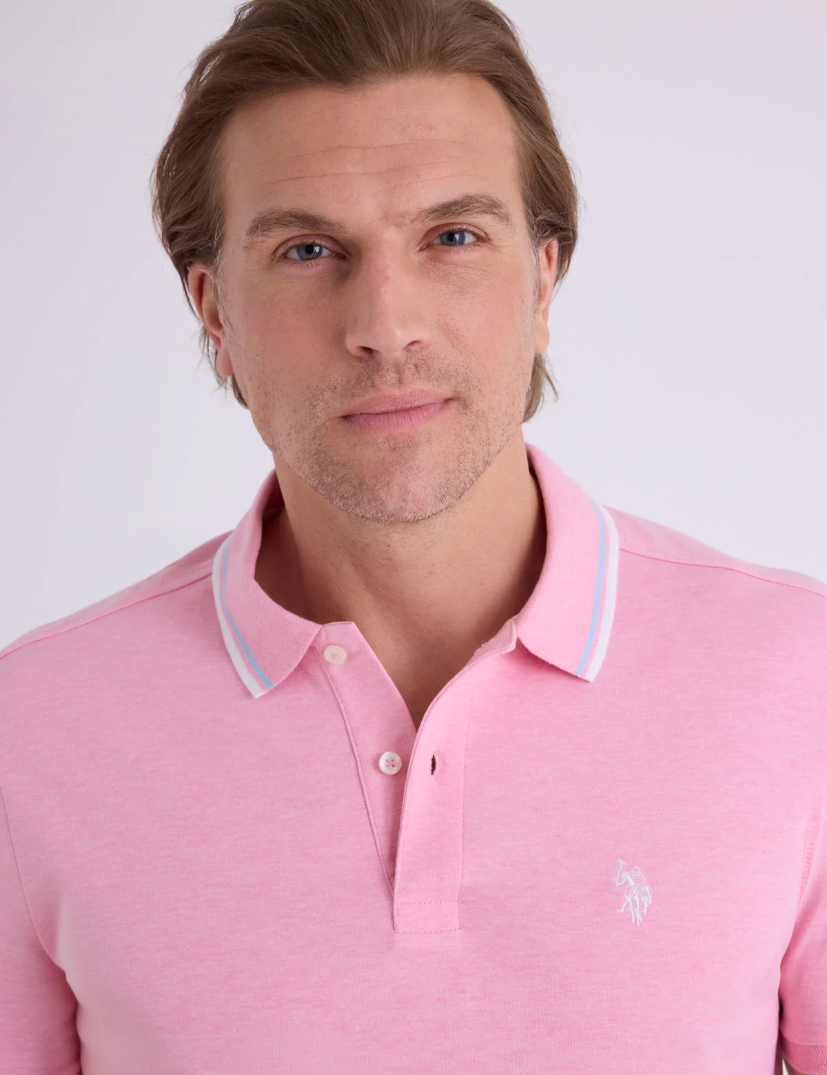 SLIM FIT TIPPED INTERLOCK POLO SHIRT - Image 7