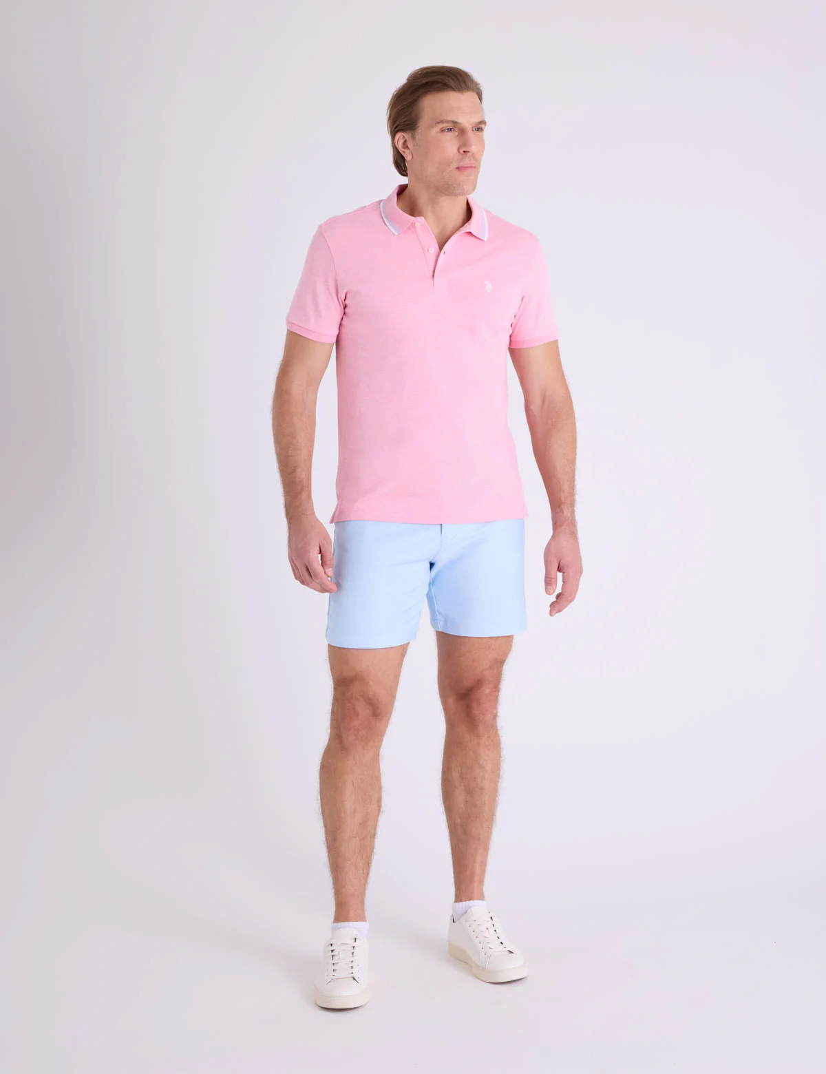 SLIM FIT TIPPED INTERLOCK POLO SHIRT - Image 8