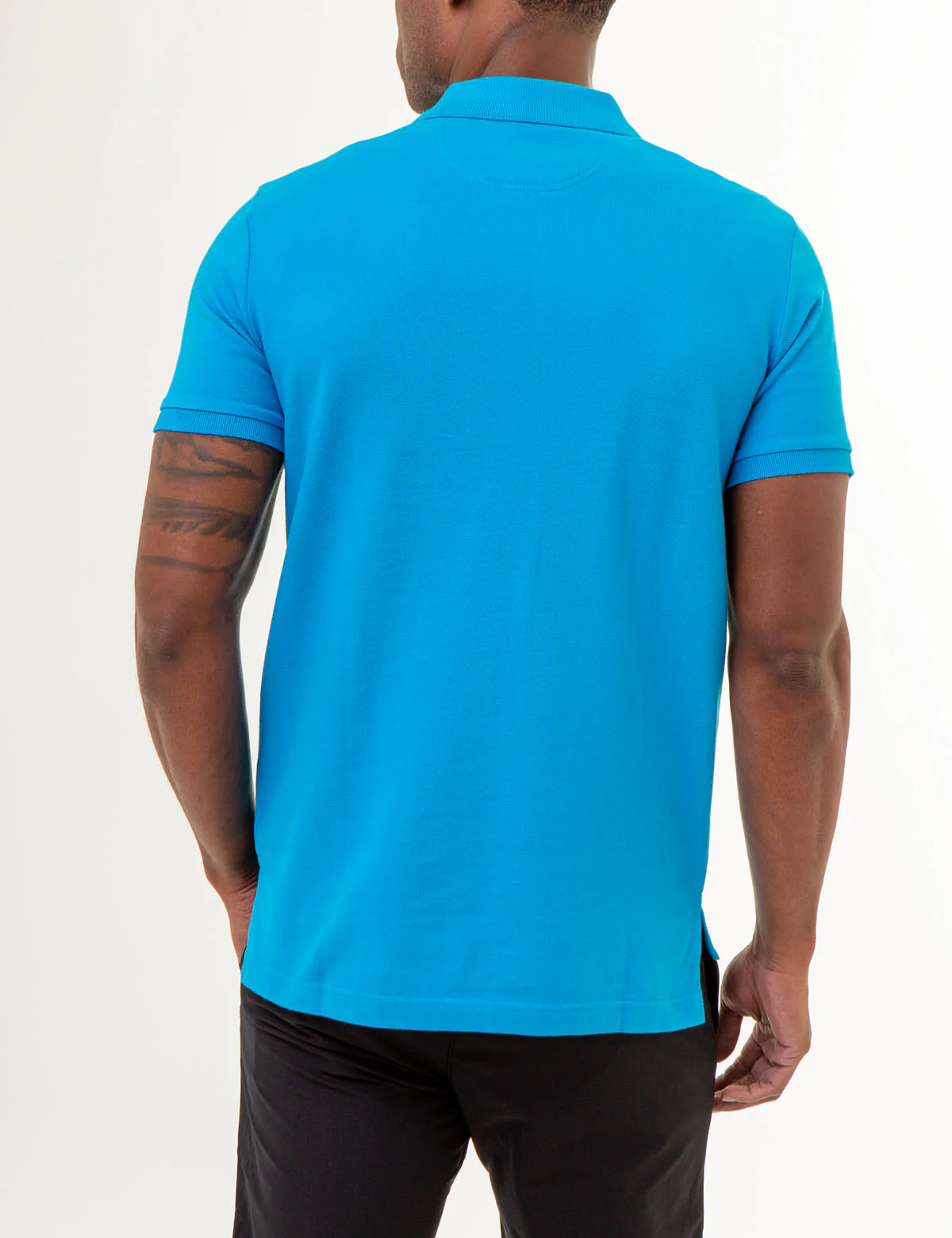 SLIM FIT SOLID PIQUE POLO SHIRT - Image 2