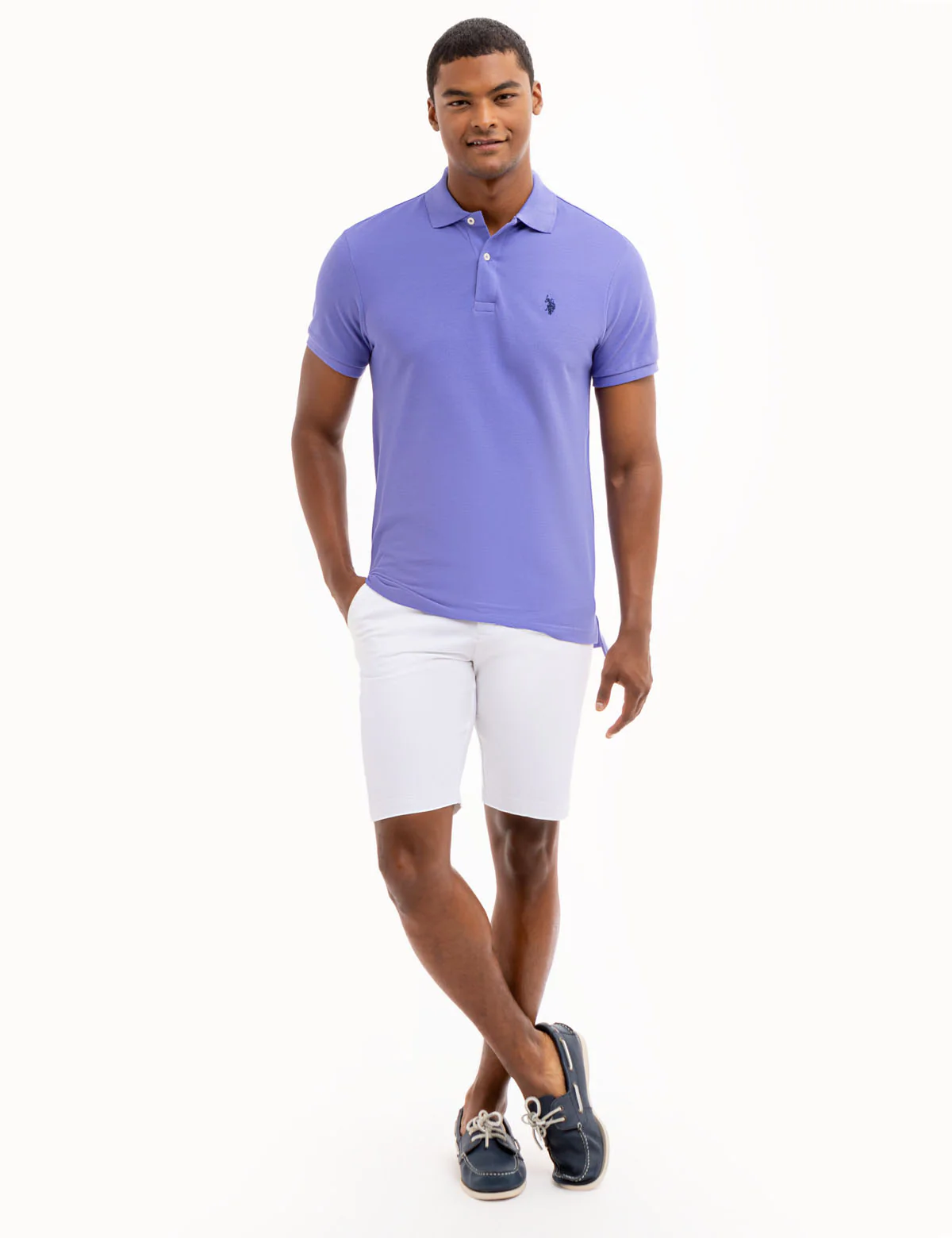 SLIM FIT SOLID PIQUE POLO SHIRT - Image 8
