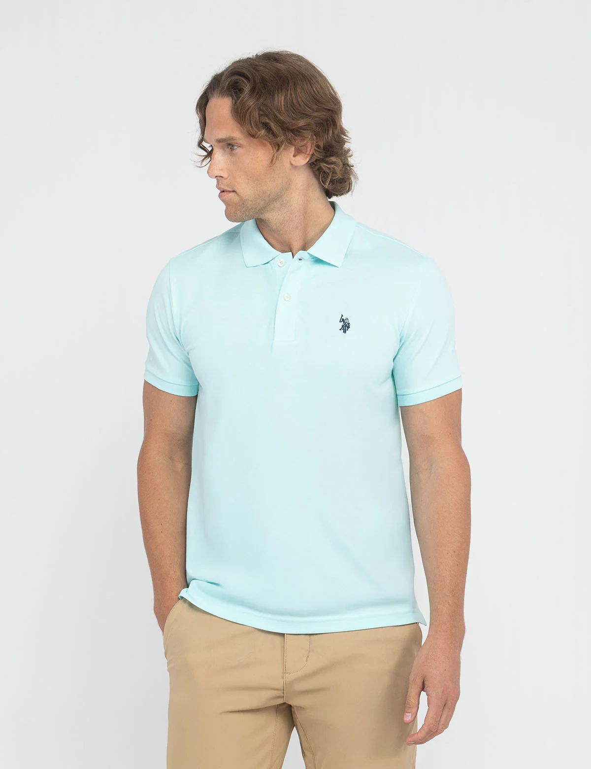 SLIM FIT SOLID PIQUE POLO SHIRT - Image 5