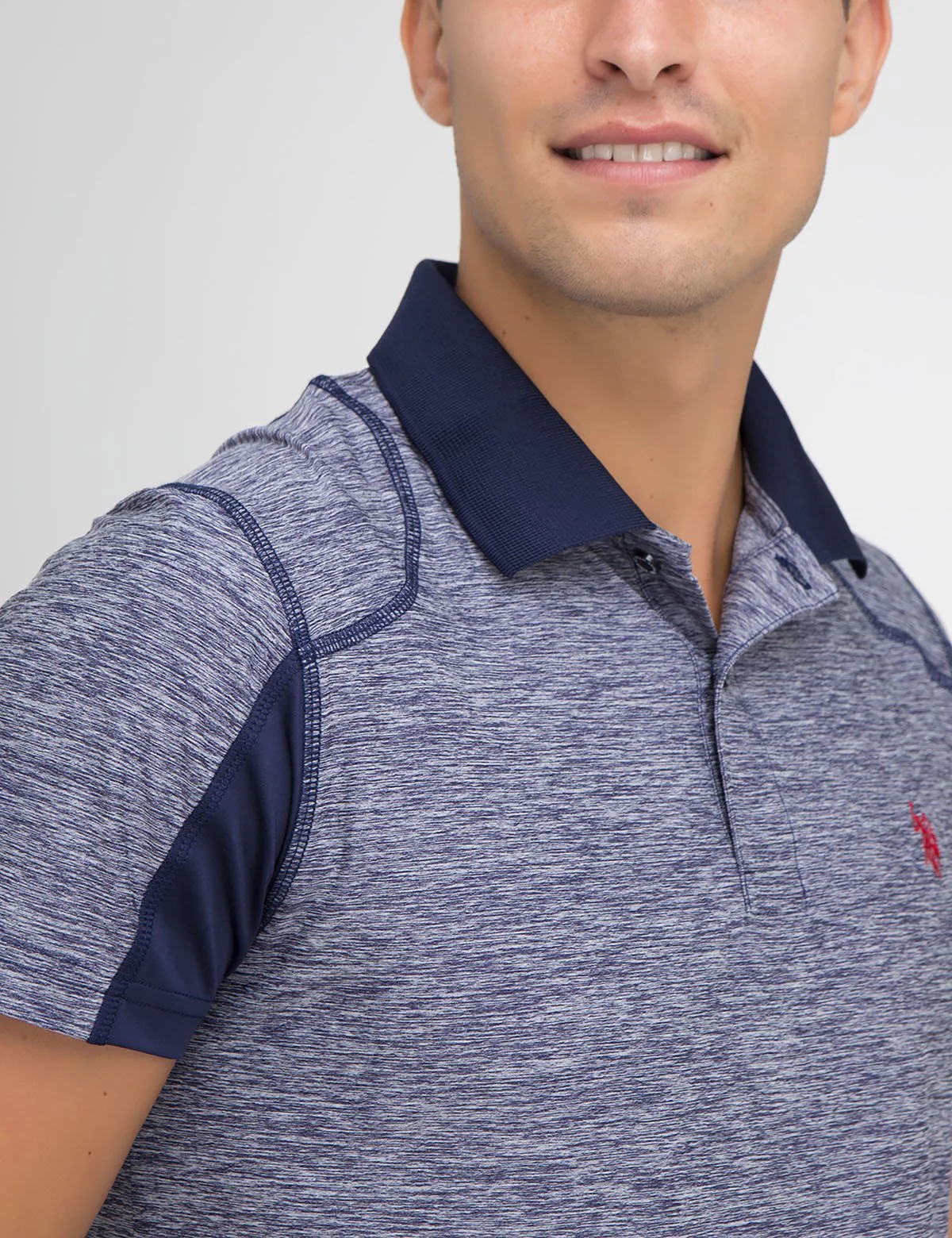 SLIM FIT SPACEDYE POLO SHIRT - Image 4