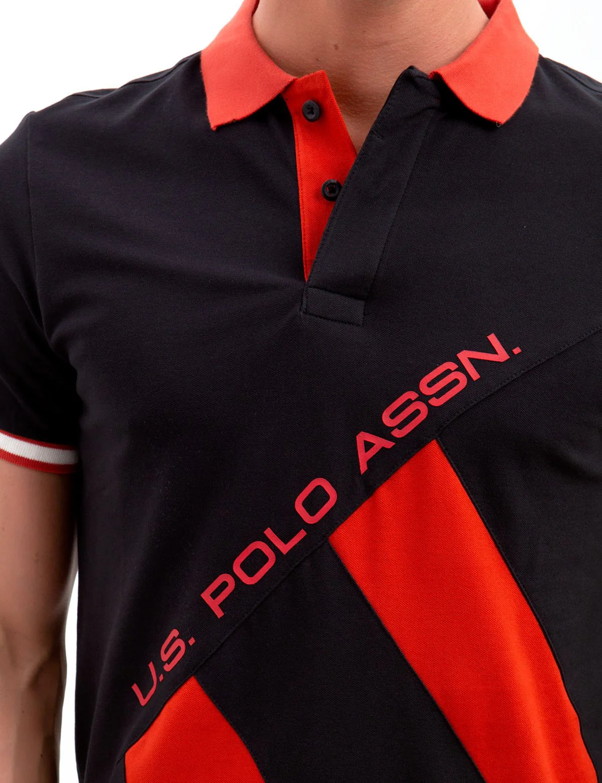 SLIM FIT STRETCH DIAGONAL POLO SHIRT - Image 11