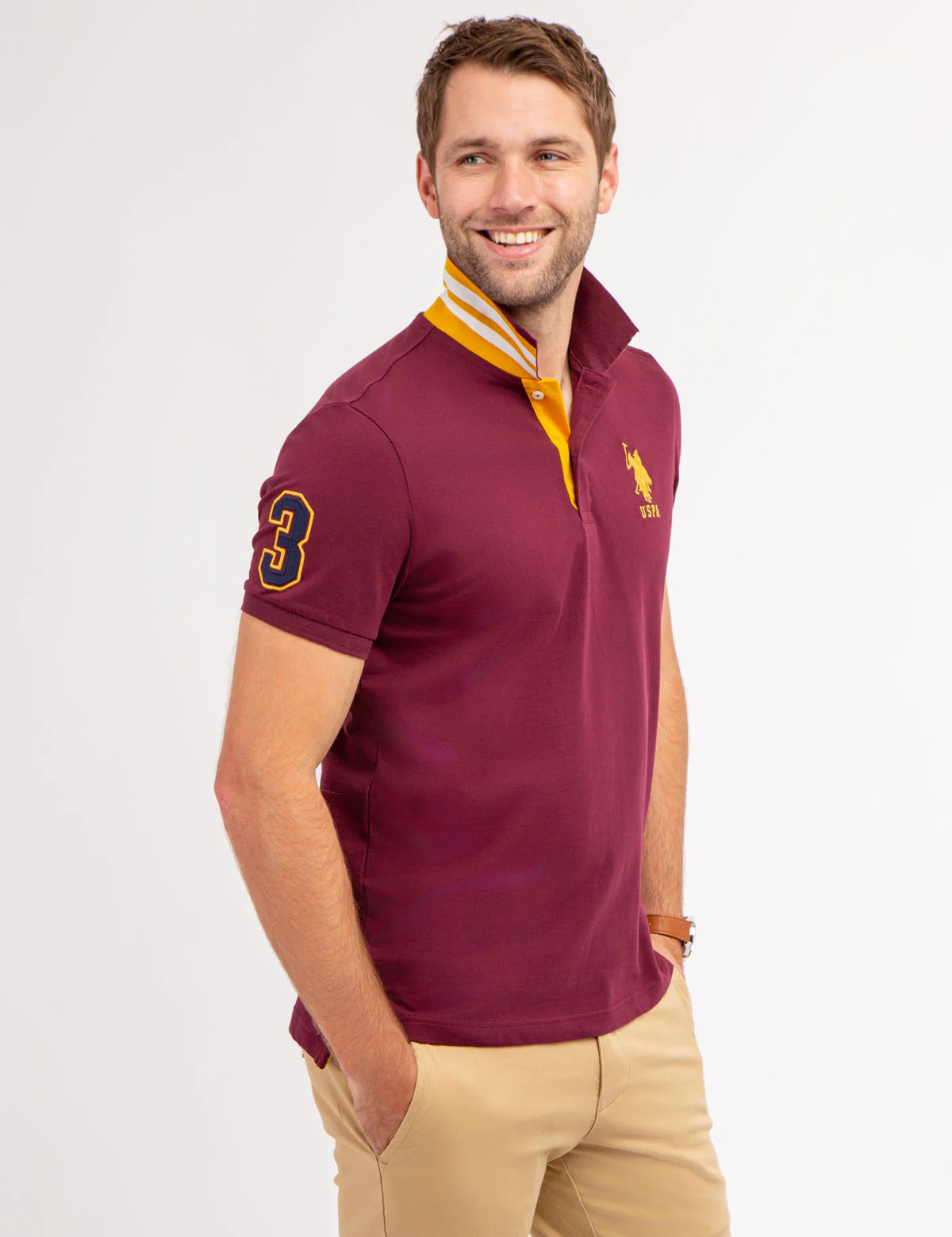 SLIM FIT STRETCH PIQUE POLO SHIRT - Image 14