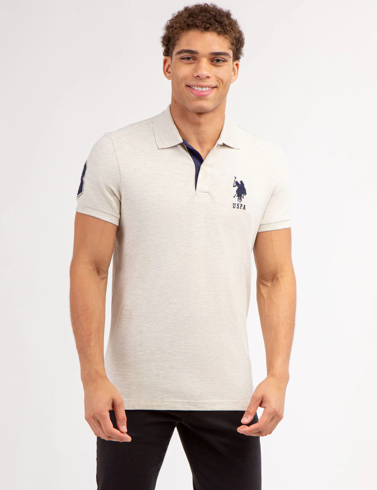 SLIM FIT STRETCH PIQUE POLO SHIRT - Image 2