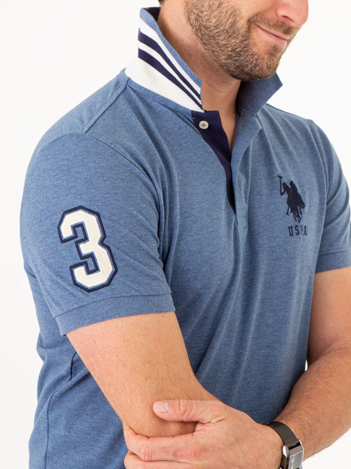 SLIM FIT STRETCH PIQUE POLO SHIRT - Image 21