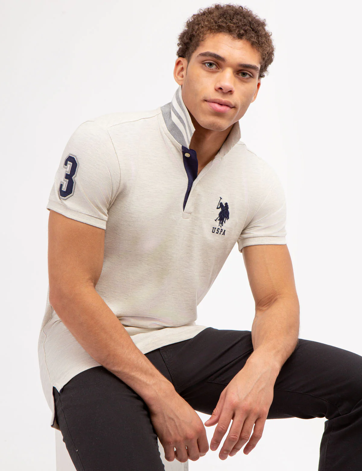 SLIM FIT STRETCH PIQUE POLO SHIRT - Image 3