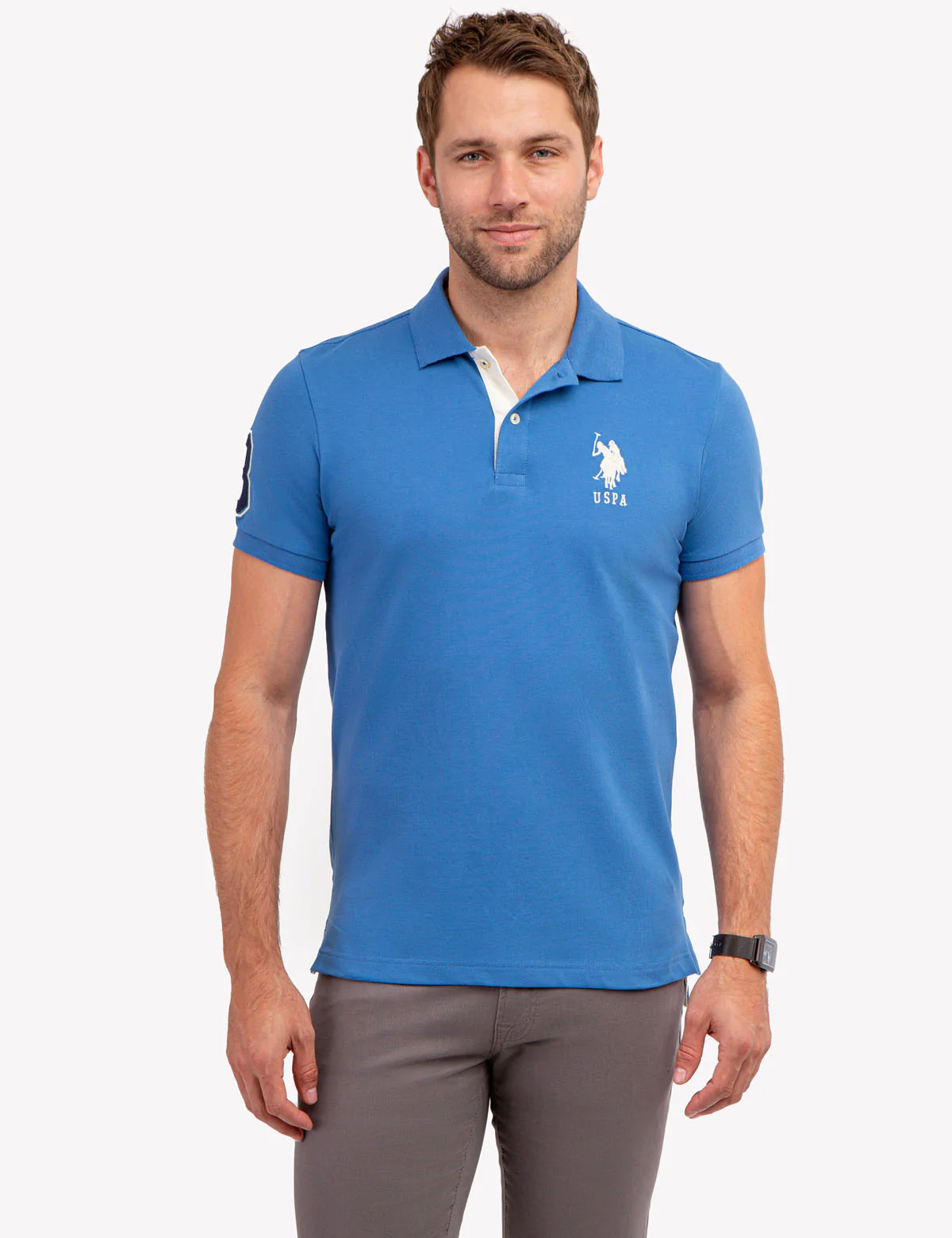 SLIM FIT STRETCH PIQUE POLO SHIRT - Image 4